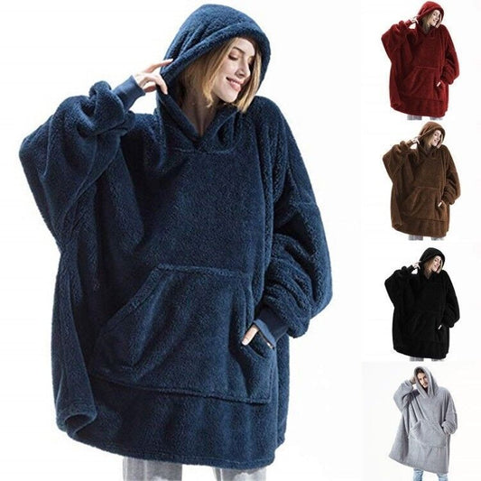 Hoodie oversize Ultra Chaud & Confort Cocooning - Doublé en Velours